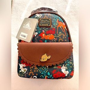 Adorable Authentic Disney Loungefly Bambi Backpack NWT